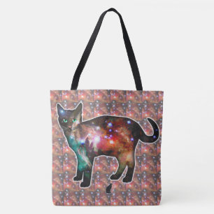 Startruimte in kat tote bag