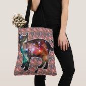 Startruimte in kat tote bag (Dichtbij)