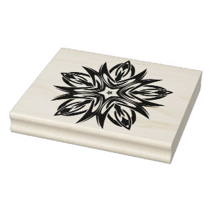 Startstempel voor Keltisch sterpatroon Rubberstempel