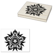 Startstempel voor Keltisch sterpatroon Rubberstempel (Gestempeld)