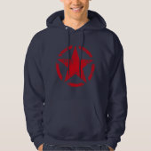  startstijl voor Star Stencil Hoodie (Voorkant)