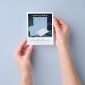 Startstijl Weduwontwerp eigen brochure Blue (Hand)