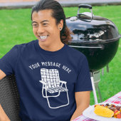 startstoel aangepaste boodschap zomer grafisch t-shirt