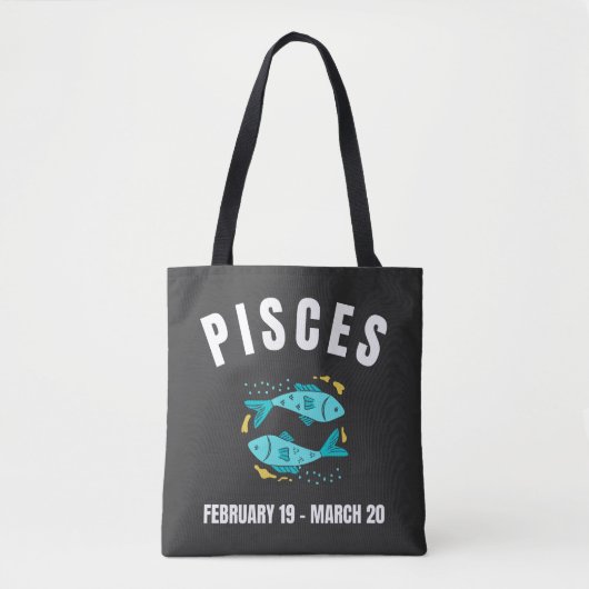 Startteken Pisces Tote Bag (Voorkant)