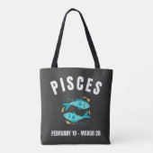 Startteken Pisces Tote Bag (Achterkant)