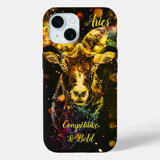 Startteken van Aries Case-Mate iPhone Case (Achterkant)