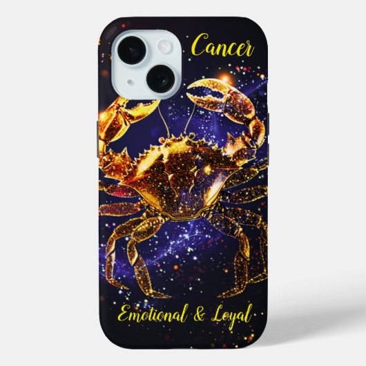 Startteken voor kanker Case-Mate iPhone case (Achterkant)