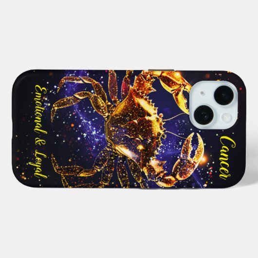 Startteken voor kanker Case-Mate iPhone case (Achterkant (horizontaal))