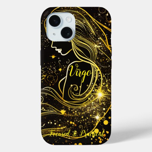 Startteken voor Virgo Case-Mate iPhone Case (Achterkant)