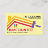 Startverflijnen penselen visitekaartje (Voorkant)