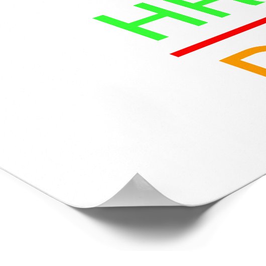 Startverhouding Poster (Hoek)