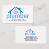 Startwaterplukker voor thuis visitekaartje (Voorkant / Achterkant)