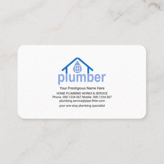 Startwaterplukker voor thuis visitekaartje (Achterkant)