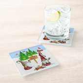 startzonnescherm voor thuisgebruik glazen onderzetter (Schuin)