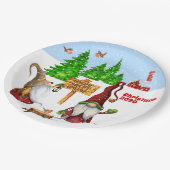 startzonnescherm voor thuisgebruik papieren bordje (Gekanteld)