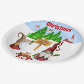 startzonnescherm voor thuisgebruik papieren bordje (Gekanteld)