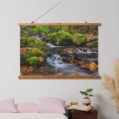 Starvation Creek Herfsten | Columbia Gorge, Oregon Hangend Wandkleed (Slaapkamer)
