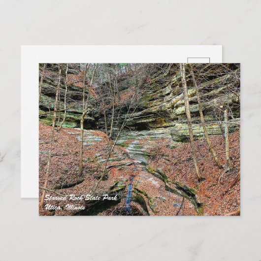 Starved Rock Briefkaart (Voorkant / Achterkant)