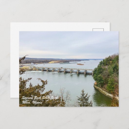 Starved Rock Briefkaart (Voorkant / Achterkant)