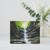 Starved Rock, Illinois Briefkaart (Staand voorkant)