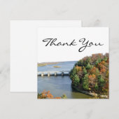 Starved Rock Illinois State Park Autumn Bedankkaart (Voorkant / Achterkant)