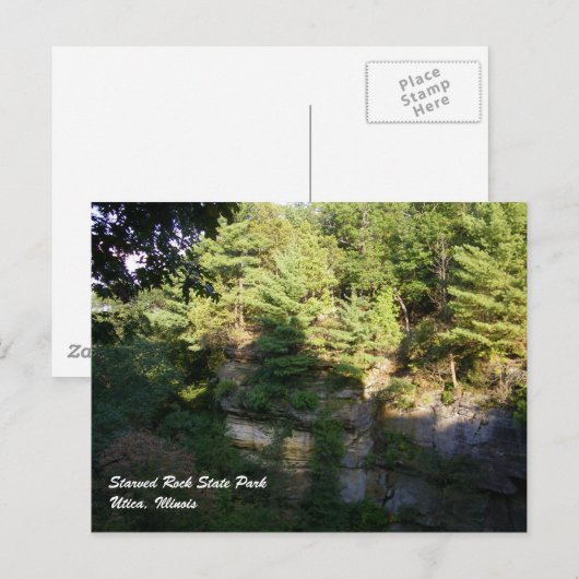 Starved Rock Lookout Briefkaart (Voorkant / Achterkant)