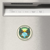 Starved Rock State Park Illinois Badge Magneet (Insitu (Vaatwasser))