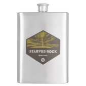 Starved Rock State Park Illinois Flacon (Voorkant)