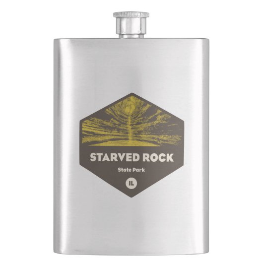 Starved Rock State Park Illinois Flacon (Voorkant)
