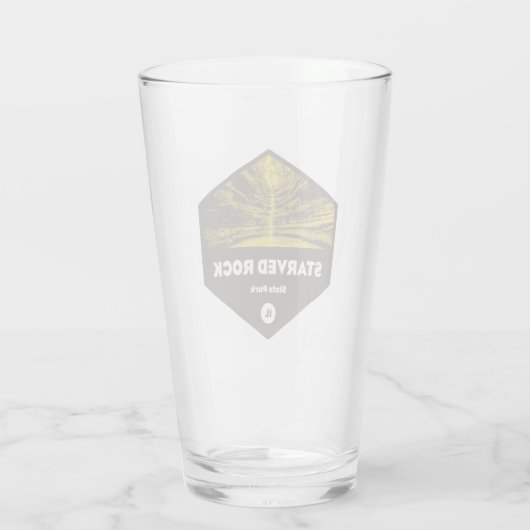 Starved Rock State Park Illinois Glas (Achterkant)