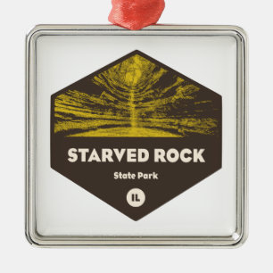 Starved Rock State Park Illinois Metalen Ornament