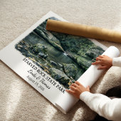 Starved Rock State Park Illinois Poster, Waterverf Poster