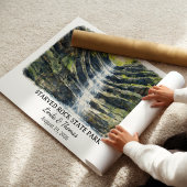 Starved Rock State Park Illinois Poster, Waterverf Poster