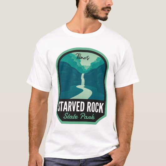 Starved Rock State Park Illinois T-shirt (Voorkant)