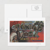 Starved Rock State Park - Large Letter Scenes Briefkaart (Voorkant / Achterkant)