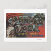 Starved Rock State Park - Large Letter Scenes Briefkaart (Voorkant)