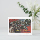 Starved Rock State Park - Large Letter Scenes Briefkaart (Staand voorkant)