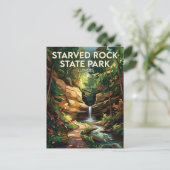 Starved Rock State Park VS Briefkaart (Staand voorkant)