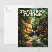 Starved Rock State Park VS Briefkaart (Voorkant / Achterkant)