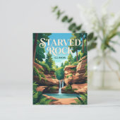 Starved Rock State Park VS Briefkaart (Staand voorkant)