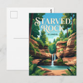 Starved Rock State Park VS Briefkaart (Voorkant / Achterkant)