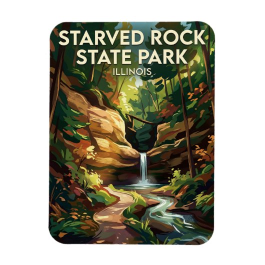 Starved Rock State Park VS Magneet (Verticaal)