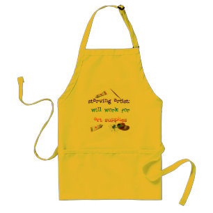 Starving artiest Apron Standaard Schort