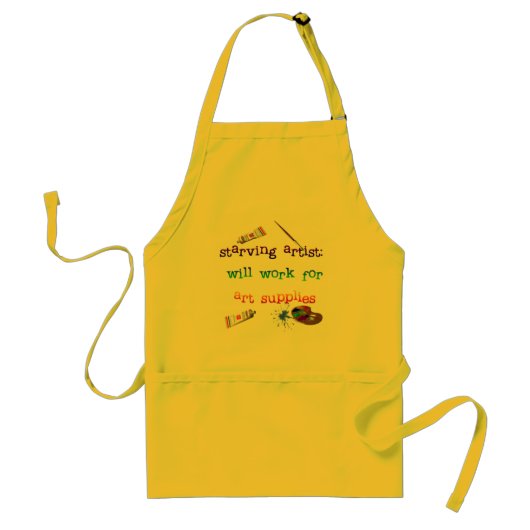 Starving artiest Apron Standaard Schort (Voorkant)
