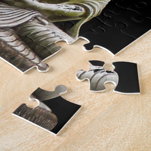 Starving Buddha-beeld Foto Legpuzzel (Zijkant)