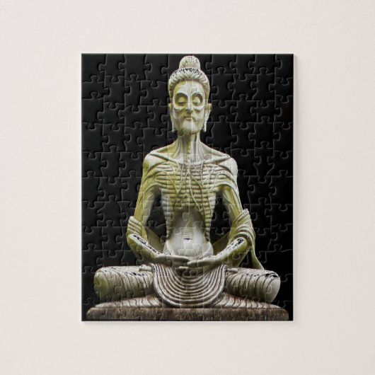 Starving Buddha-beeld Foto Legpuzzel (Verticaal)