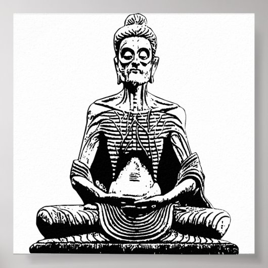 Starving Buddha Giant Poster (Voorkant)