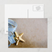 Starvis en blauwe lint briefkaart (Voorkant / Achterkant)