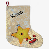 Starvis en krab grote kerstsok (Voorkant)