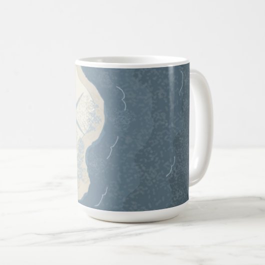 Starvis en oceaan koffiemok (Voorkant rechts)